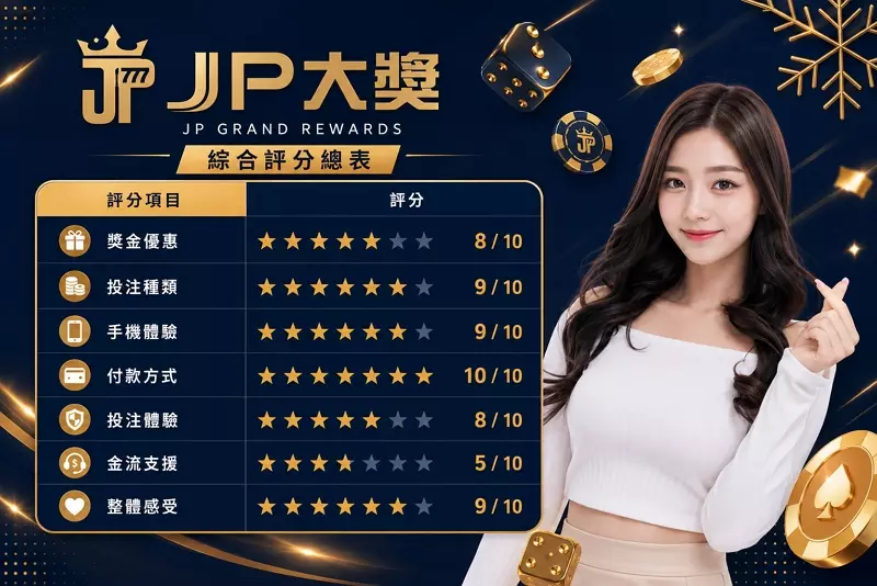 JP大獎娛樂城快速評分