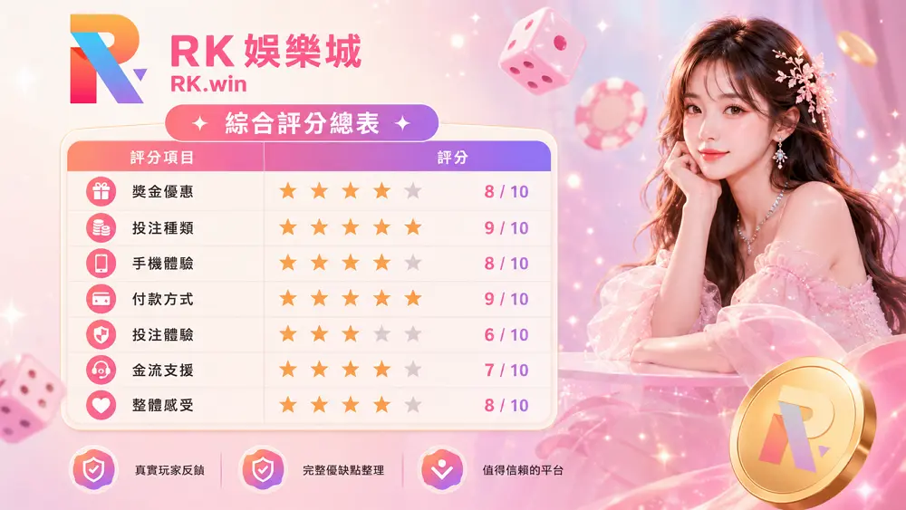 RK娛樂城快速評分